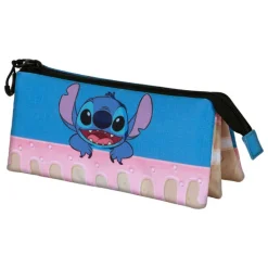 KaracterMania Papelería Disney|Más Regalos De Disney^Estuche Portatodo Triple Lilo y Stitch Cake