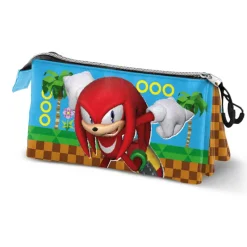 Online Estuche Portatodo Triple Sonic The Hedgehog SEGA Knuckles Run Regalos Y Coleccionismo Para Gamers - Cosas De Videojuegos Míticos