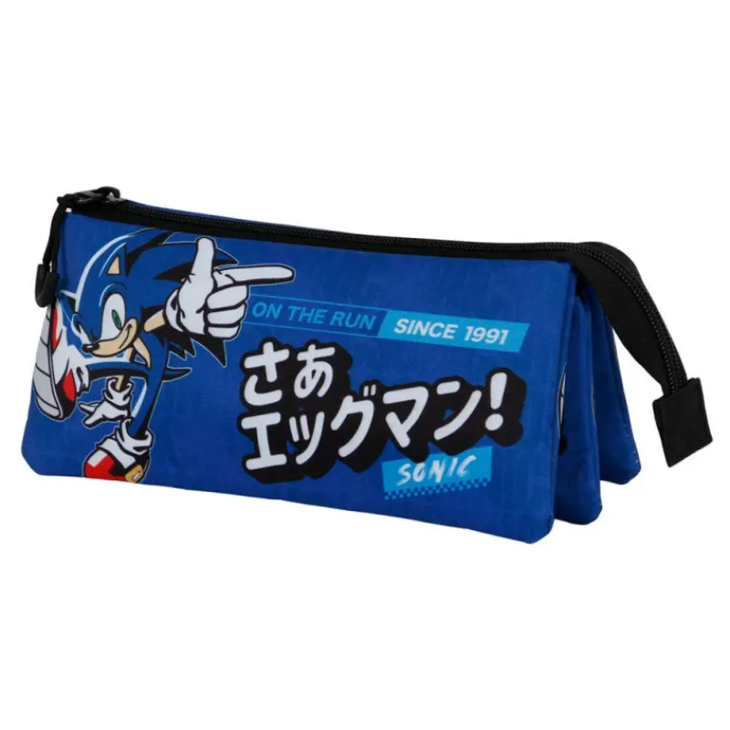 KaracterMania Regalos Y Coleccionismo Para Gamers - Cosas De Videojuegos Míticos|Descuentos Gaming^Estuche triple Sega-Sonic Azul