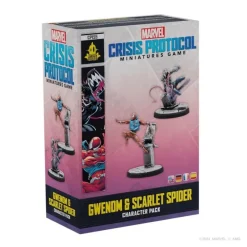 Hot Expansión Gwenom y Araña Escarlata para Marvel Crisis Protocol Superhéroes Marvel