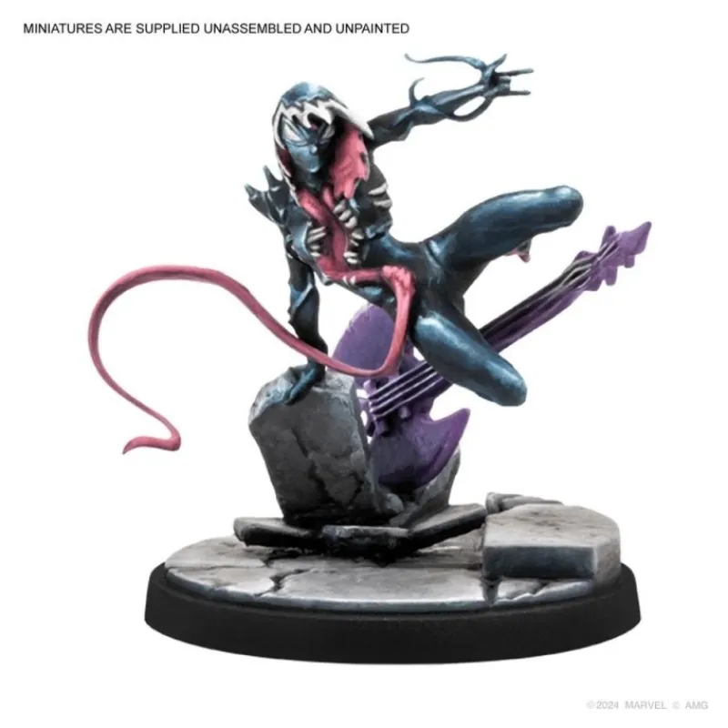Hot Expansión Gwenom y Araña Escarlata para Marvel Crisis Protocol Superhéroes Marvel