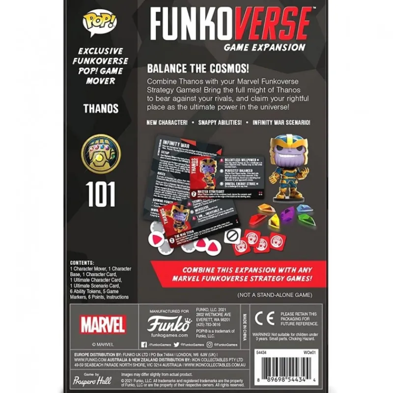Clearance Expansión Juego de Mesa VERSE Marvel con Thanos Cosas De Villanos Marvel|Superhéroes Marvel