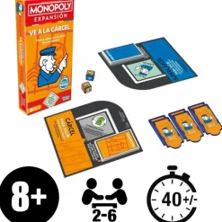 Hasbro Juguetes, Figuras Y Más Regalos Para Peques^Expansión Monopoly Ve a la Cárcel