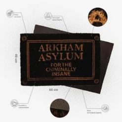 SD Toys Más Regalos De Dc|Complementos Dc^Felpudo Arkham Asylum 60x40 cm DC Comics
