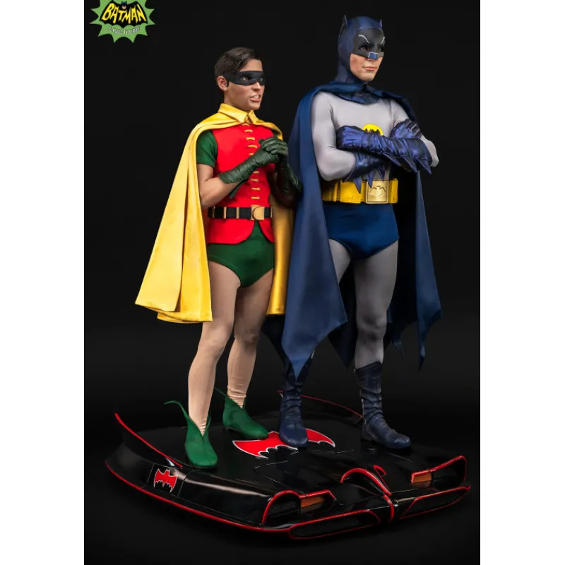 Pure arts Regalos De Superhéroes Dc|Figuras Dc^Figura 1/4 Batman & Robin 1966