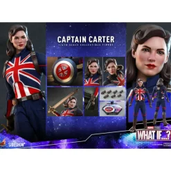 Hot Toys Coleccionismo Marvel^Figura 1/6 Captain Carter 29 Cm What If...?