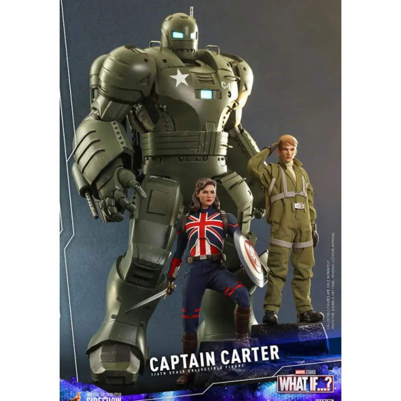 Hot Toys Coleccionismo Marvel^Figura 1/6 Captain Carter 29 Cm What If...?
