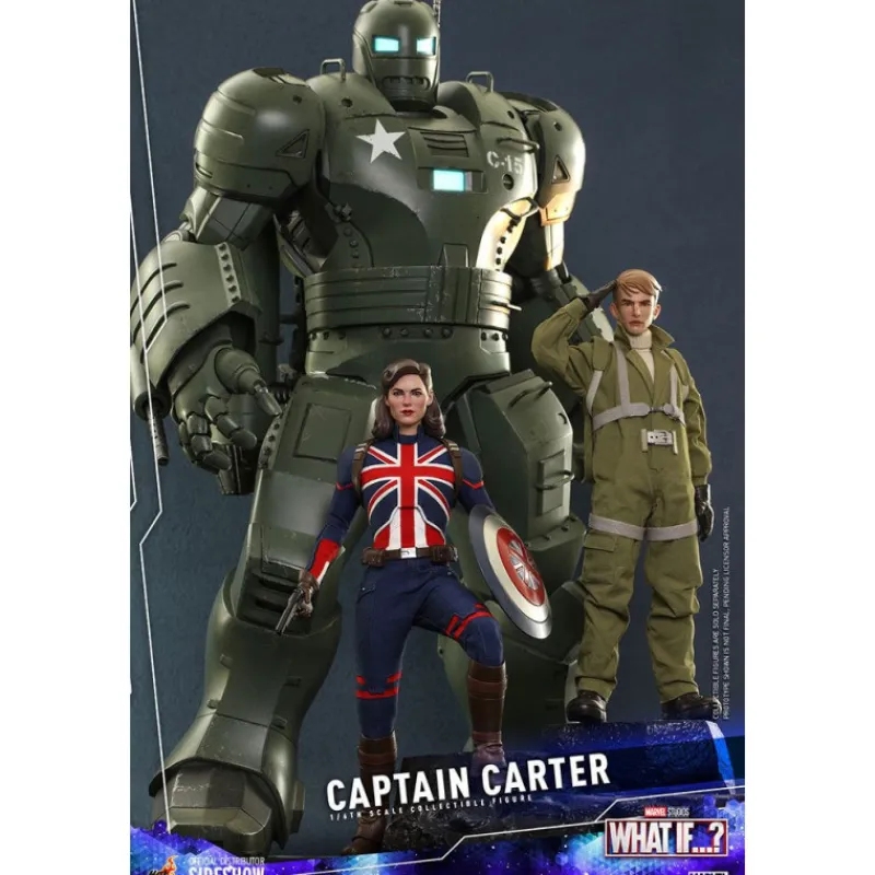 Hot Toys Coleccionismo Marvel^Figura 1/6 Captain Carter 29 Cm What If...?