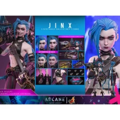Hot Toys Regalos Y Coleccionismo Para Gamers - Cosas De Videojuegos Míticos^Figura 1:6 Jinx Arcane 27cm