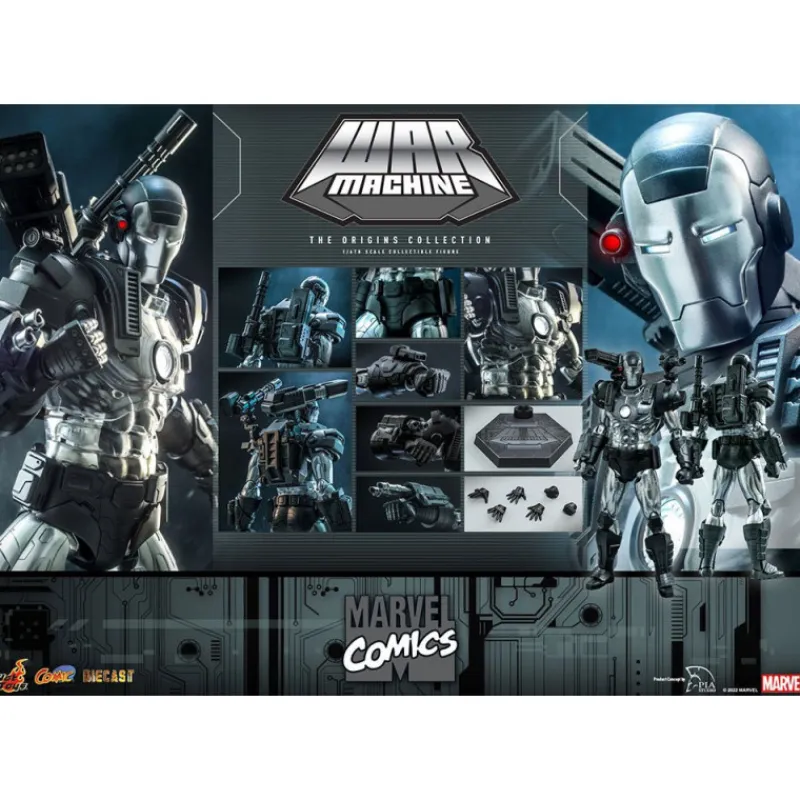 Hot Toys Coleccionismo Marvel^Figura 1/6 War Machine 32 Cm Marvel Masterpiece