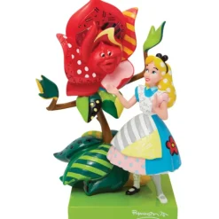 Enesco Películas Y Personajes De Disney ·Alicia Y Cheshire|Figuras Disney De Colección ^Figura Alicia Disney Britto 20 cm