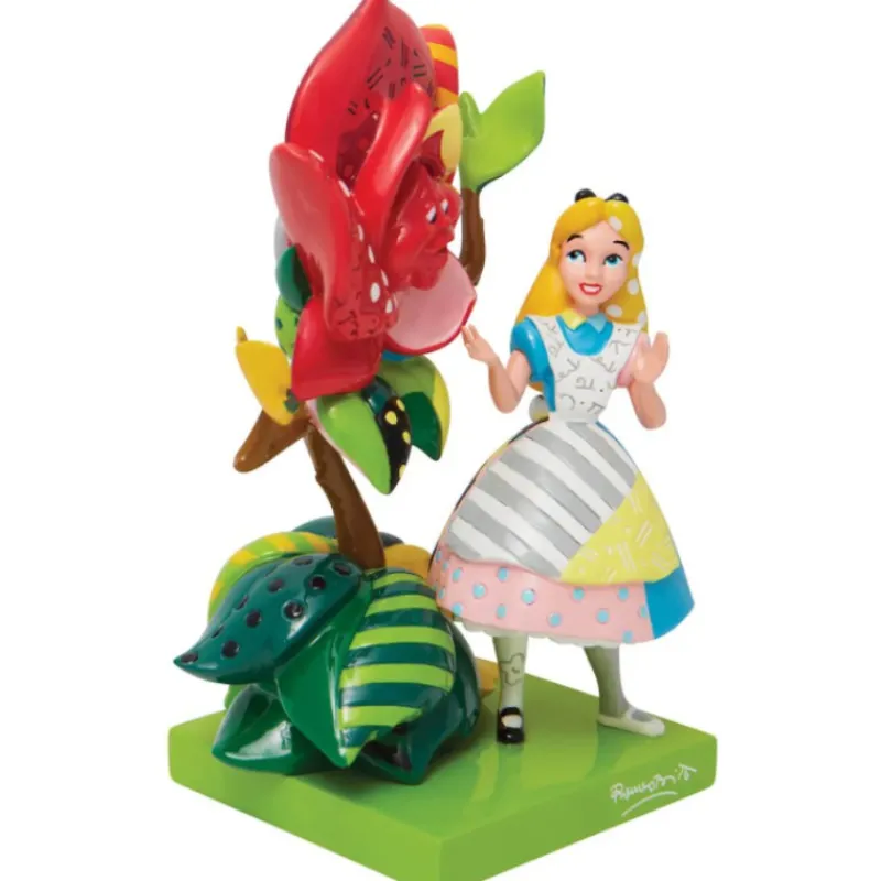 Enesco Películas Y Personajes De Disney ·Alicia Y Cheshire|Figuras Disney De Colección ^Figura Alicia Disney Britto 20 cm
