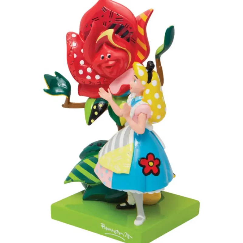 Enesco Películas Y Personajes De Disney ·Alicia Y Cheshire|Figuras Disney De Colección ^Figura Alicia Disney Britto 20 cm