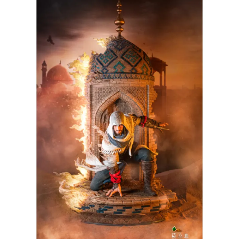 Pure arts Regalos Assassin'S Creed|Regalos Y Coleccionismo Para Gamers - Cosas De Videojuegos Míticos^Figura Animus Basim 1:4 Assassin's Creed