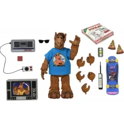 Neca Regalos De Otras Series^Figura Articulada Alf de los 80s de 15 cm por
