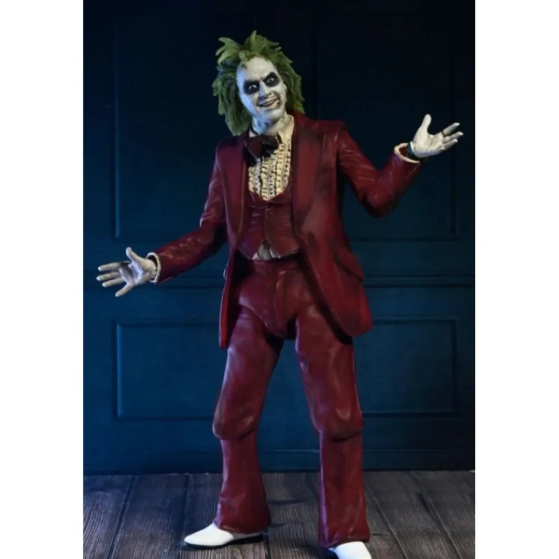Neca Beetlejuice^Figura articulada Beetlejuice 18 cm Tuxedo Rojo