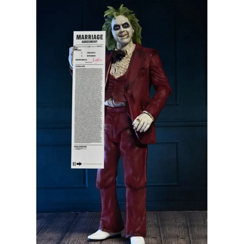 Neca Beetlejuice^Figura articulada Beetlejuice 18 cm Tuxedo Rojo
