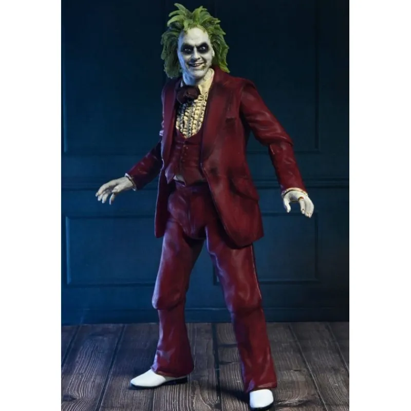 Neca Beetlejuice^Figura articulada Beetlejuice 18 cm Tuxedo Rojo