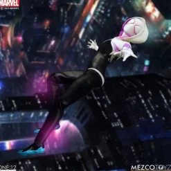 Mezco Toys Superhéroes Marvel|Coleccionismo Marvel^Figura articulada Ghost-Spider 1/12 Marvel 16 cm
