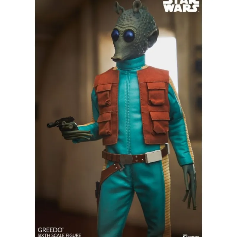 Sideshow Collectibles Replicas Y Coleccionismo Star Wars ^Figura articulada Greedo Star Wars 30 cm