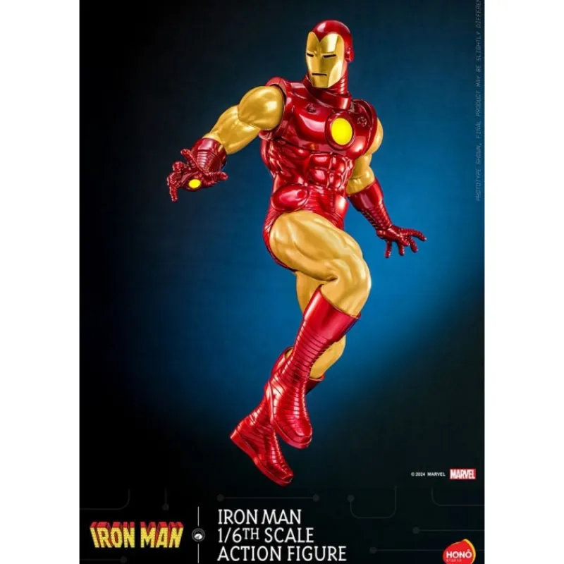 Outlet Figura articulada Iron Man 1/6 con LED 32 cm Superhéroes Marvel|Coleccionismo Marvel