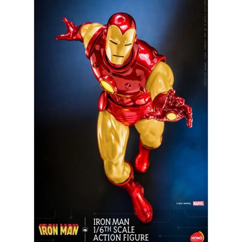Outlet Figura articulada Iron Man 1/6 con LED 32 cm Superhéroes Marvel|Coleccionismo Marvel