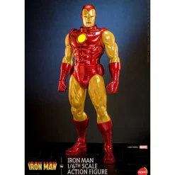 Outlet Figura articulada Iron Man 1/6 con LED 32 cm Superhéroes Marvel|Coleccionismo Marvel