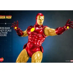 Outlet Figura articulada Iron Man 1/6 con LED 32 cm Superhéroes Marvel|Coleccionismo Marvel