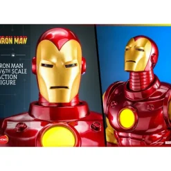 Outlet Figura articulada Iron Man 1/6 con LED 32 cm Superhéroes Marvel|Coleccionismo Marvel