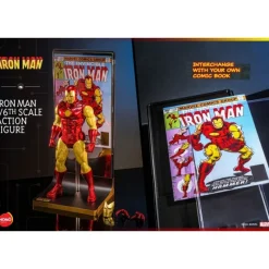 Outlet Figura articulada Iron Man 1/6 con LED 32 cm Superhéroes Marvel|Coleccionismo Marvel