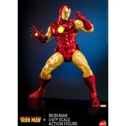Outlet Figura articulada Iron Man 1/6 con LED 32 cm Superhéroes Marvel|Coleccionismo Marvel