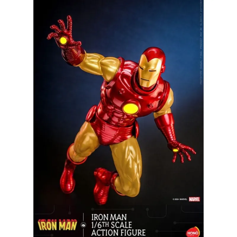 Outlet Figura articulada Iron Man 1/6 con LED 32 cm Superhéroes Marvel|Coleccionismo Marvel