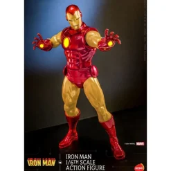 Outlet Figura articulada Iron Man 1/6 con LED 32 cm Superhéroes Marvel|Coleccionismo Marvel