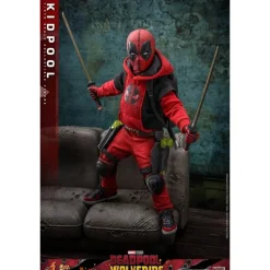 Hot Toys Superhéroes Marvel|Coleccionismo Marvel^Figura articulada Kidpool 22 cm de Deadpool y Wolverine