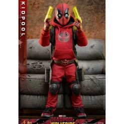 Hot Toys Superhéroes Marvel|Coleccionismo Marvel^Figura articulada Kidpool 22 cm de Deadpool y Wolverine