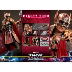 Hot Toys Superhéroes Marvel|Coleccionismo Marvel^Figura articulada Mighty Thor 29 cm de