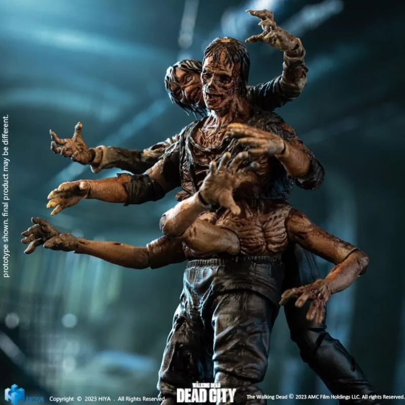 Hiya Toys Regalos De Otras Series^Figura articulada Walking Dead Exquisite Mini Dead City Walker King 11 cm