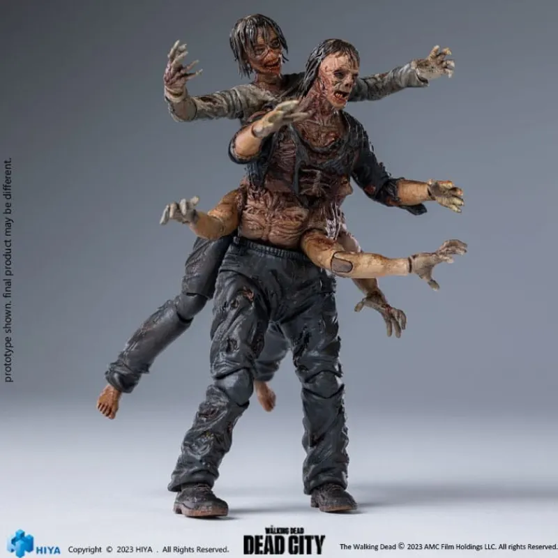 Hiya Toys Regalos De Otras Series^Figura articulada Walking Dead Exquisite Mini Dead City Walker King 11 cm