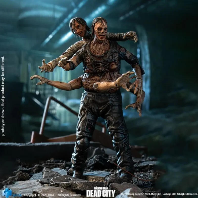 Hiya Toys Regalos De Otras Series^Figura articulada Walking Dead Exquisite Mini Dead City Walker King 11 cm