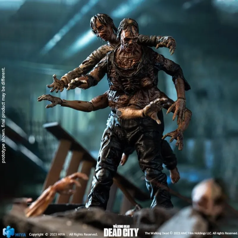 Hiya Toys Regalos De Otras Series^Figura articulada Walking Dead Exquisite Mini Dead City Walker King 11 cm