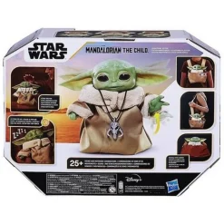 Hasbro The Mandalorian|Regalos Star Wars Por Personaje ^Figura Baby Yoda Grogu Animatrónico con Bolsa