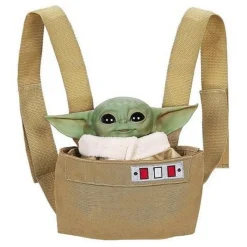 Hasbro The Mandalorian|Regalos Star Wars Por Personaje ^Figura Baby Yoda Grogu Animatrónico con Bolsa