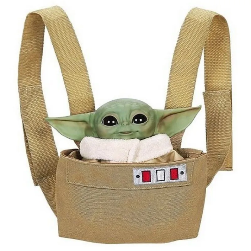 Hasbro The Mandalorian|Regalos Star Wars Por Personaje ^Figura Baby Yoda Grogu Animatrónico con Bolsa