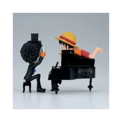 Banpresto Cosas De Luffy One Piece|Figuras One Piece^Figura Monkey D. Luffy & Brook One Piece 8 cm