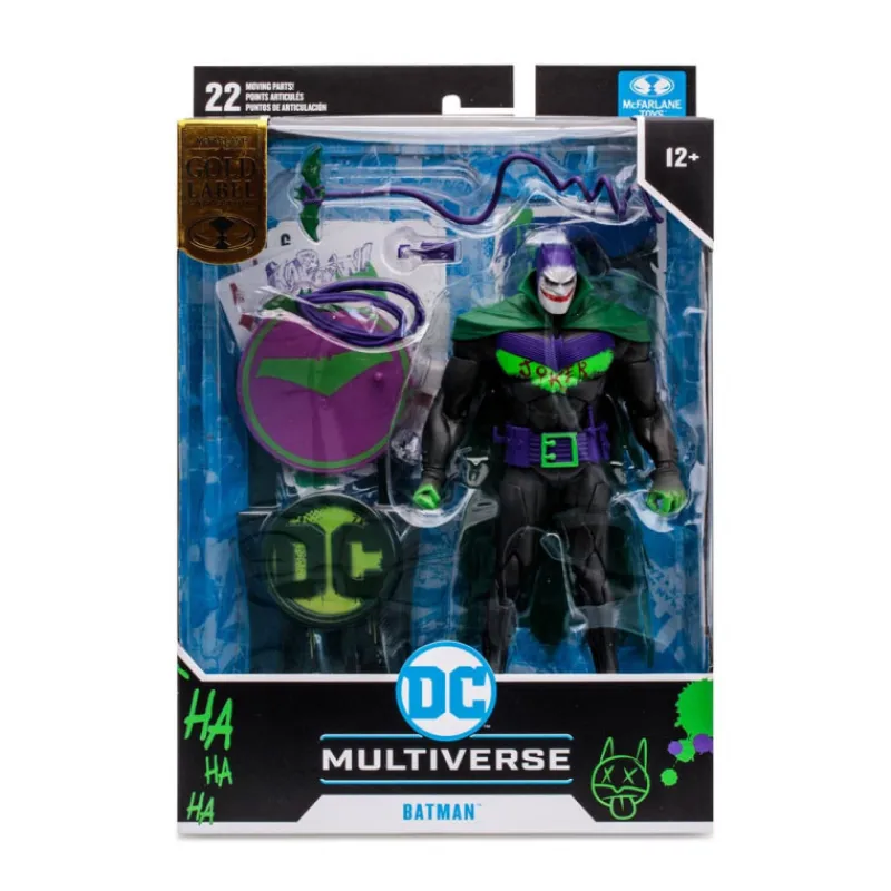 Clearance Figura Batman (Batman: White Knight) (Jokerized) (Gold Label) 18 Cm Dc Multiverse Figuras Dc