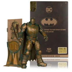 McFarlane Toys Regalos De Superhéroes Dc|Figuras Dc^Figura Batman Dark Knights of Steel Gold Label 18 cm