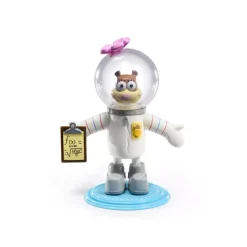 The Noble Collection Bob Esponja^Figura Bendyfigs Arenita Mejillas Bob Esponja