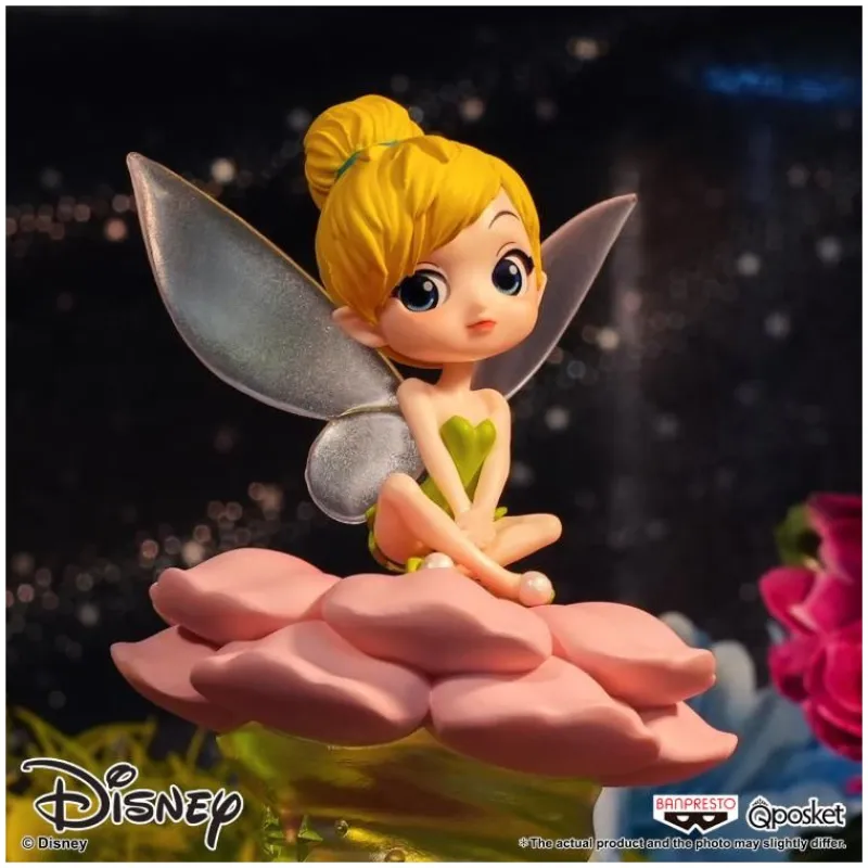 Bandai Películas Y Personajes De Disney ·Campanilla Y Peter Pan|Figuras Disney De Colección ^Figura Campanilla 10cm Banpresto Qposket Peter Pan