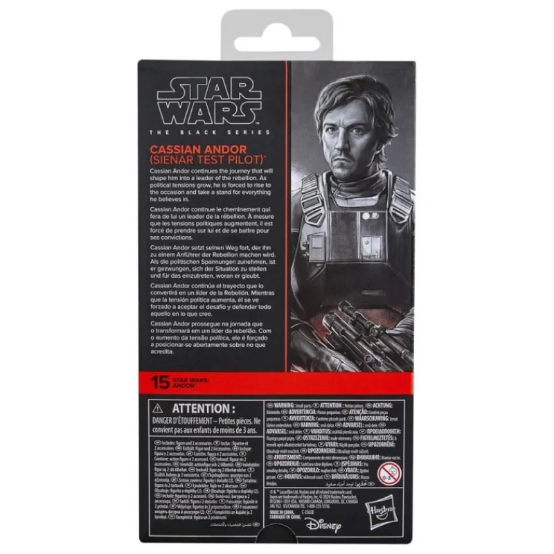 Hasbro Replicas Y Coleccionismo Star Wars ^Figura Cassian Andor Sienar Test Pilot Star Wars Black Series