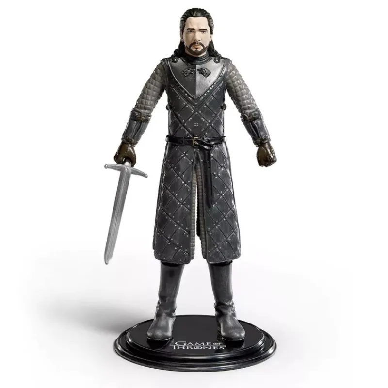 The Noble Collection Juego De Tronos Y La Casa Del Dragón ^Figura Coleccionable Bendyfigs Jon Snow - Game of Thrones